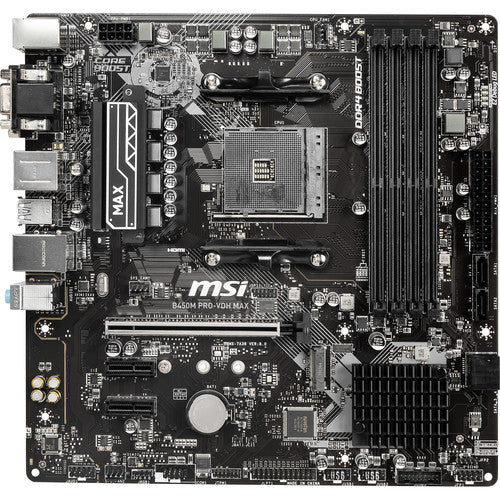 MSI B450M PRO-VDH MAX AM4 Micro-ATX