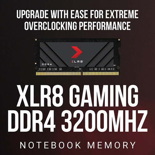 PNY 32GB XLR8 Gaming DDR4 3200 MHz SO-DIMM Kit (2 x 16GB)