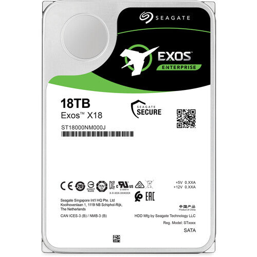 Seagate 18TB Exos X18 7200 rpm SAS III 3.5" HDD