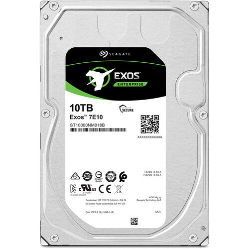 Seagate 10TB Exos X18 7200 rpm SATA III 6 Gb/s 3.5" HDD (OEM)