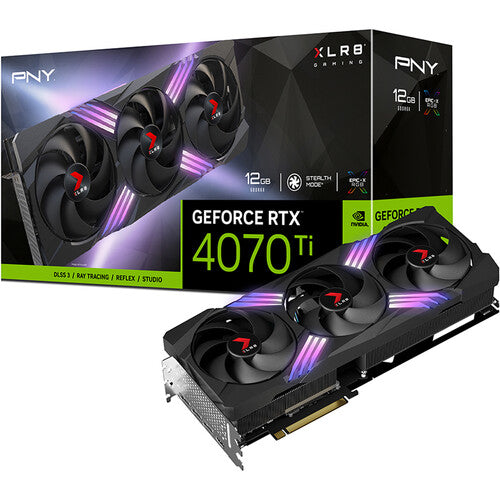 PNY NVIDIA GeForce RTX 4070 Ti XLR8 Gaming VERTO EPIC-X RGB