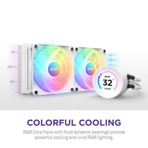 NZXT 240mm Kraken Elite RGB (White)