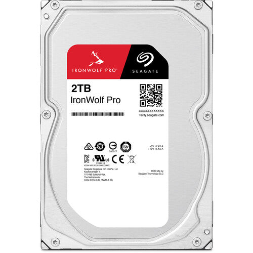 Seagate 2TB IronWolf Pro 7200 rpm SATA III 3.5" NAS HDD (CMR)