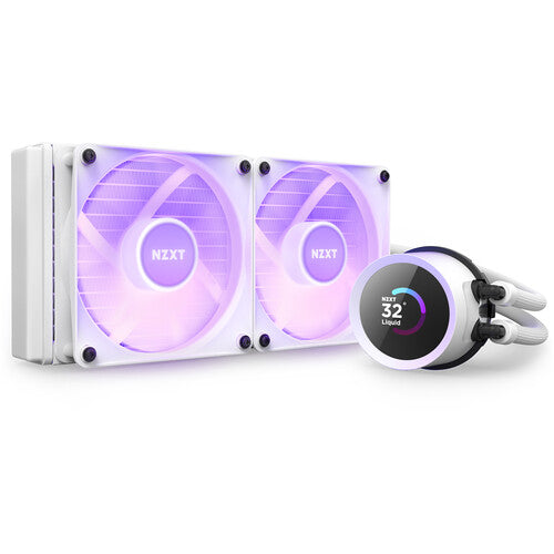 NZXT Kraken 240 RGB con LCD Display (White)