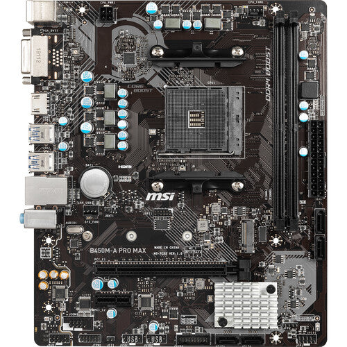 MSI B450M-A PRO MAX AM4 Micro-ATX