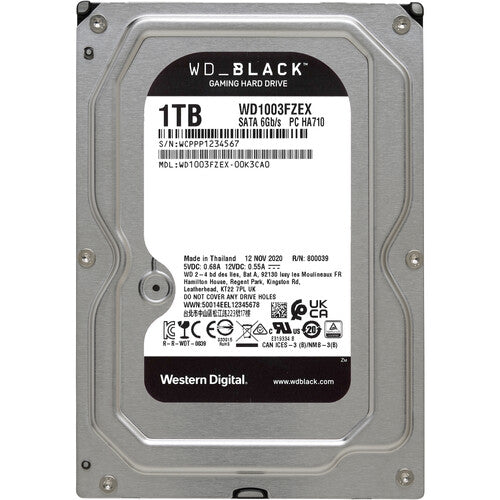 WD 1TB WD_BLACK 7200 rpm SATA III 3.5" Gaming HDD