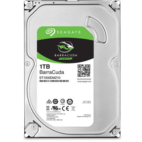 Seagate 1TB BarraCuda SATA III 3.5" 7200 rpm HDD (OEM Packaging)