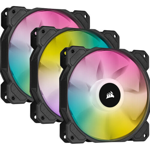 Corsair ICUE SP120 RGB Elite Performance 120 mm (negro, 3 paquete)