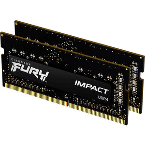 Kingston 32GB Fury Impact DDR4 2666 MHz SO-DIMM Kit (2 x 16GB)