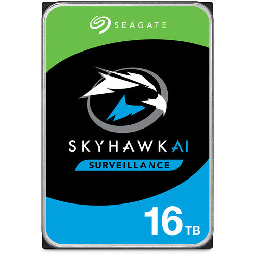 Seagate 16tb Skyhawk AI 7200 RPM SATA III 3.5 "Vigilancia HDD