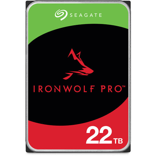 Seagate 22TB IronWolf Pro 7200 rpm SATA III 3.5" NAS HDD (CMR, Retail, 2-Pack)