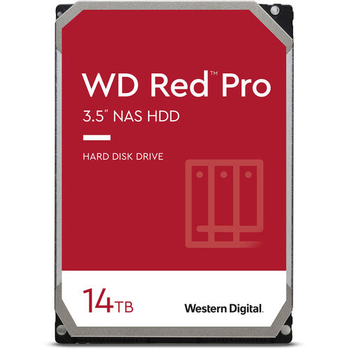 WD 14TB WD141KFGX RED PRO 7200 RPM SATA III 3.5 "NAS HDD (minorista)