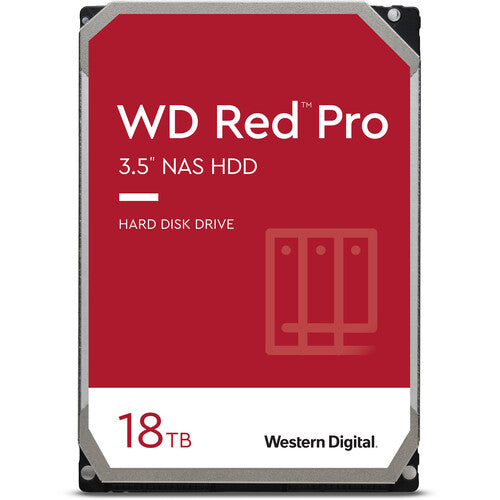 WD 18TB WD181KFGX RED PRO 7200 RPM SATA III 3.5 "NAS HDD (Retail)